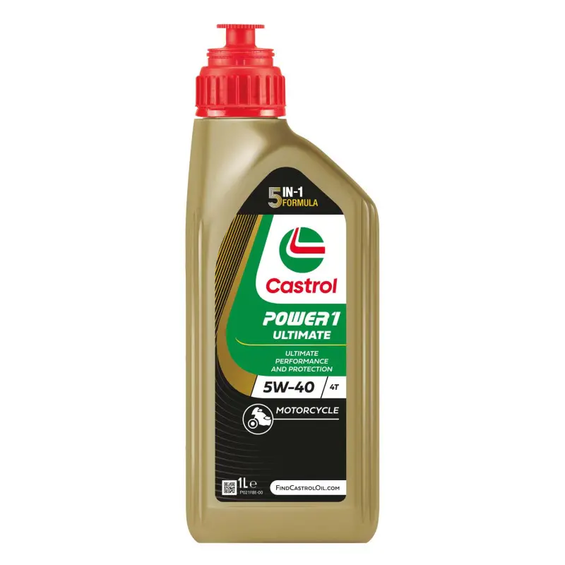 ACEITE CASTROL POWER1 ULTIMATE 4T 5W-40 1L PARA MOTO